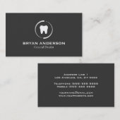 Carte de visite dentaire élégant (Devant / Derrière)