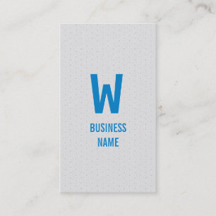 Carte de visite dentaire moderne de Monogramme ble