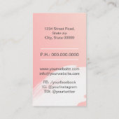 Carte de visite dentaire odontologue (Dos)