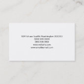 Carte de visite dentaire/orthodontique (Dos)