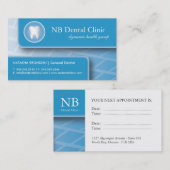 Carte de visite dentaire / Orthopédiste (Devant / Derrière)