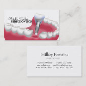 Carte de visite dentaire parodontiste (Devant / Derrière)