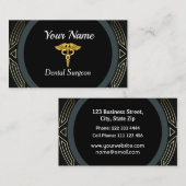 Carte De Visite Dentaire professionnel (Devant / Derrière)