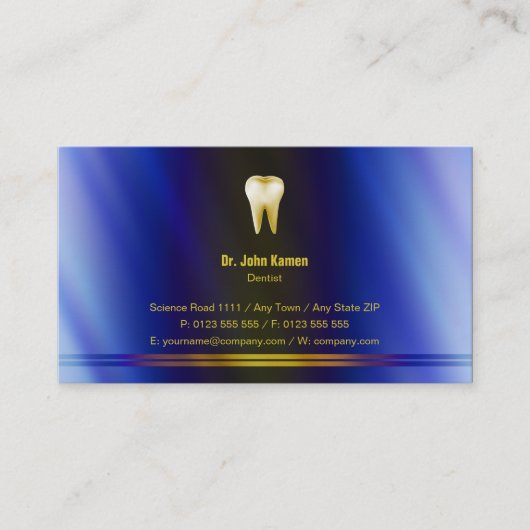 Carte De Visite Dentaire professionnel | Unique (Devant)