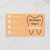 Carte de visite dentaire simple (Devant)