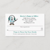 Carte De Visite Dental Appointment Reminder Business Card (Devant)