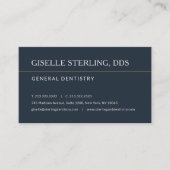 Carte De Visite Dental Dentistry Office Appointment Reminder (Devant)