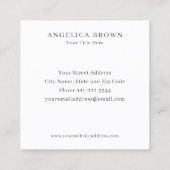 Carte de visite Dental Gold Teeth (Dos)