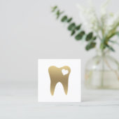 Carte de visite Dental Gold Teeth (Debout devant)