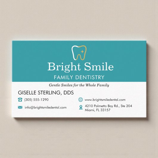 Carte De Visite Dental Office Dentistry 
