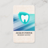 Carte De Visite Dental | Tooth Icon (Devant)