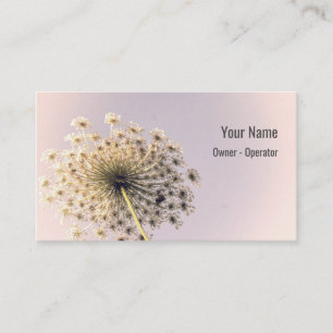 Carte De Visite Dentelle de la Reine Anne personnalisable