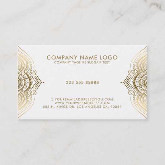 Carte De Visite Dentelle ornée (Dos)