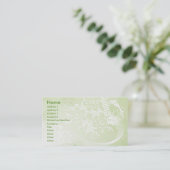 Carte De Visite dentelle verte (Debout devant)