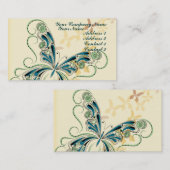 Carte De Visite Dentelle vintage (Devant / Derrière)