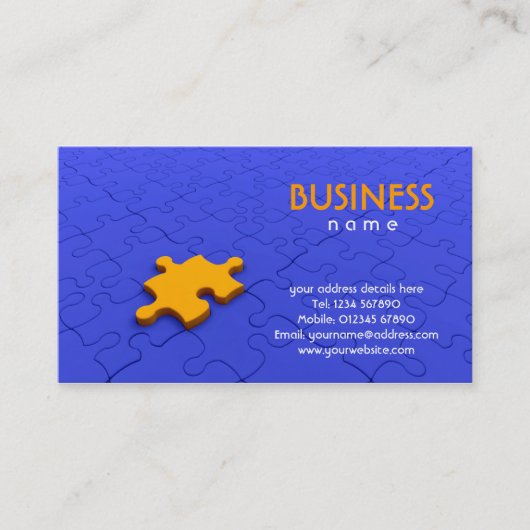 Carte de visite denteux de morceau (Devant)