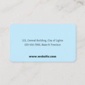 Carte De Visite 🦷 Dentist (Dos)