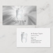 Carte De Visite Dentist Dental Clinique dents blanchissant Smile C (Devant / Derrière)