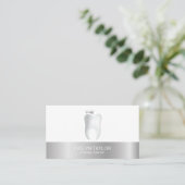 Carte De Visite Dentist Dental Clinique dents blanchissant Smile C (Debout devant)