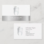 Carte De Visite Dentist Dental Clinique dents blanchissant Smile C (Devant / Derrière)