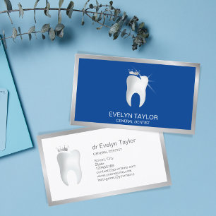 Carte De Visite Dentist Dental Clinique dents blanchissant Smile C