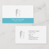 Carte De Visite Dentist Dental Clinique dents blanchissant Smile C (Devant / Derrière)