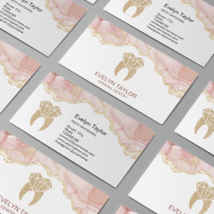 Carte De Visite Dentist Dental Clinique dents Blanchissement Smile