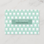 Carte De Visite Dentist Dentistra Dentistra QR Code Social Media (Devant)