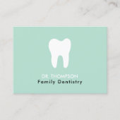 Carte De Visite Dentist Dentistra Dentistra QR Code Social Media (Devant)