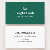 Carte De Visite Dentist Dentistry Office