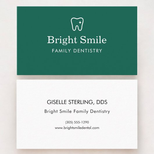 Carte De Visite Dentist Dentistry Office
