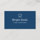 Carte De Visite Dentist Dentistry Tooth Logo (Devant)