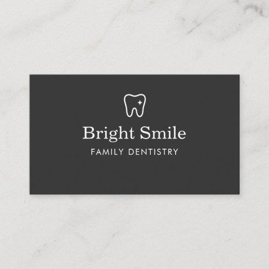 Carte De Visite Dentist Office Dentistry (Devant)