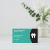 Carte De Visite Dentist Office Modern Appointment Cards (Debout devant)