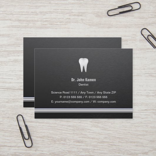 Carte De Visite Dentist | Professional (Devant/Arrière en situation)