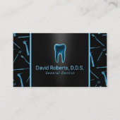 Carte De Visite Dentist Xray Tooth Logo Soins dentaires profession (Devant)