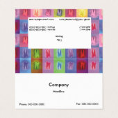 Carte De Visite Dentiste (Extérieur déplié)