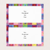 Carte De Visite Dentiste (Intérieur déplié)