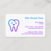 Carte De Visite Dentiste (Dos)