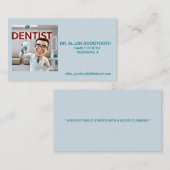 CARTE DE VISITE " DENTISTE " (Devant / Derrière)