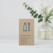 Carte De Visite Dentiste (Debout devant)