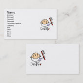 Carte De Visite Dentiste (Devant / Derrière)