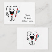 Carte de visite, Dentiste (Devant / Derrière)