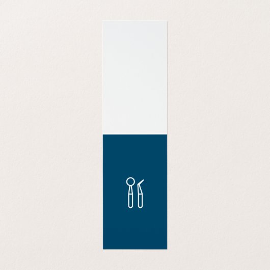 Carte De Visite Dentiste | Brosse à dents (Intérieur déplié)