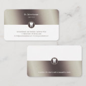Carte De Visite Dentiste | Classic Graphic Metallic (Devant / Derrière)