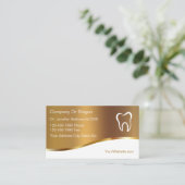 Carte de visite dentiste classique (Debout devant)