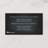 Carte De Visite Dentiste, Clinique dentaire (Dos)