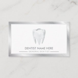 Carte De Visite Dentiste Clinique dentaire blanchiment des dents S