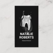 Carte De Visite Dentiste Creative Brillant Dentiste Bureau dentair (Devant)