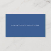 Carte De Visite Dentiste | dent cardiaque (Dos)